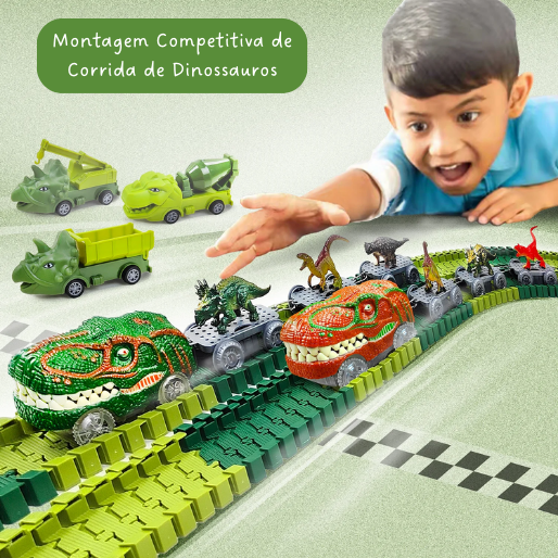 Super Pista de Dinossauros - Edição Limitada - Criativa Kids