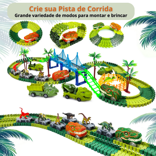 Super Pista de Dinossauros - Edição Limitada - Criativa Kids