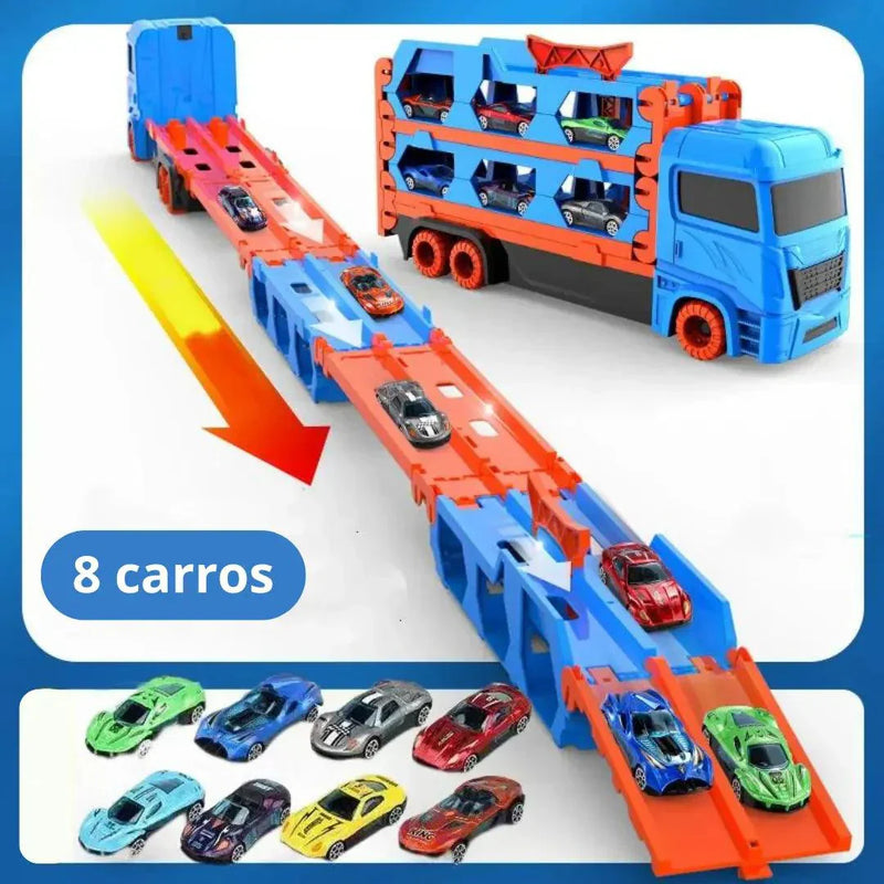 Caminhão Grande com Pista Dobrável - Criativa Kids