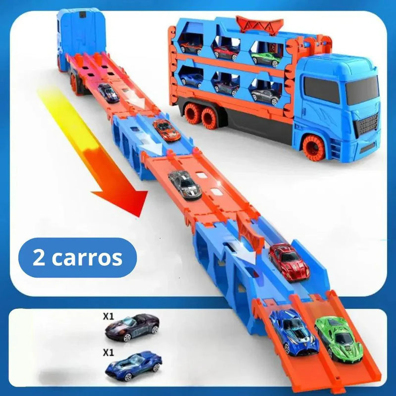 Caminhão Grande com Pista Dobrável - Criativa Kids