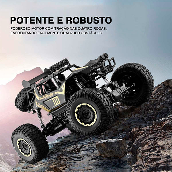 Rock Crawler Off Road 4x4 - Carrinho de Controle Remoto - Criativa Kids