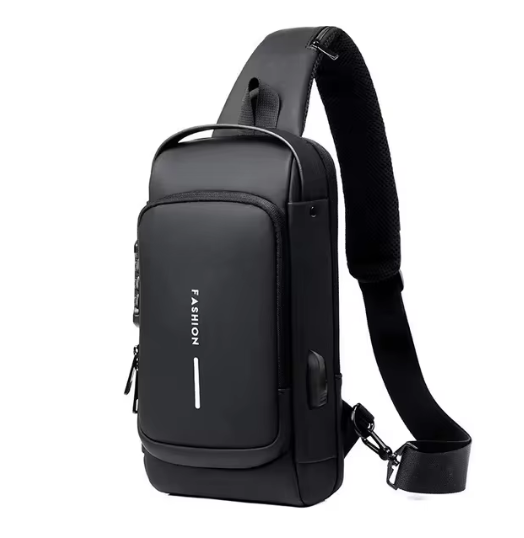 Mochila Anti-Furto com Senha USB Slim Bag