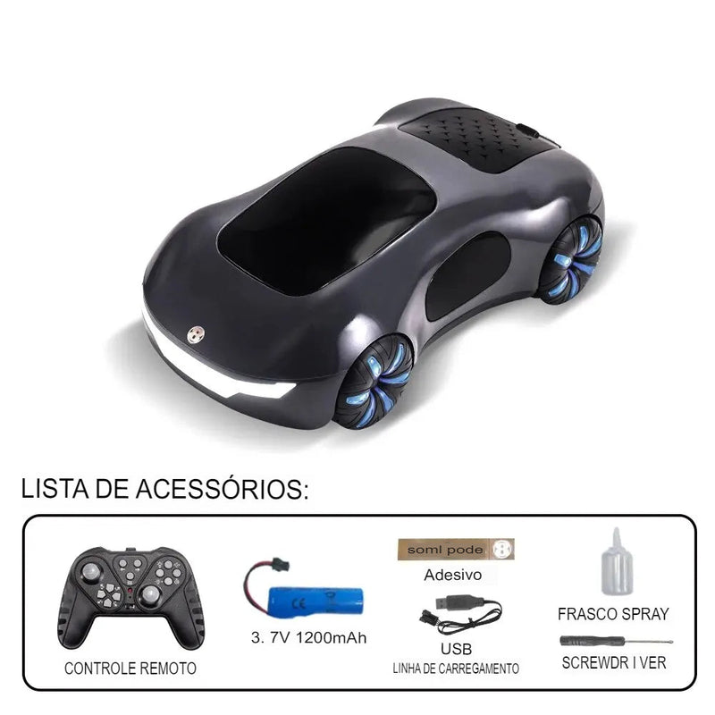 Cyber Car - Carrinho Drift de Controle Remoto Futurista - Criativa Kids