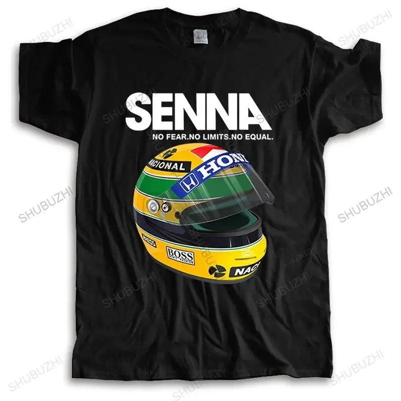 Camisa com CAPACETE Ayrton Senna