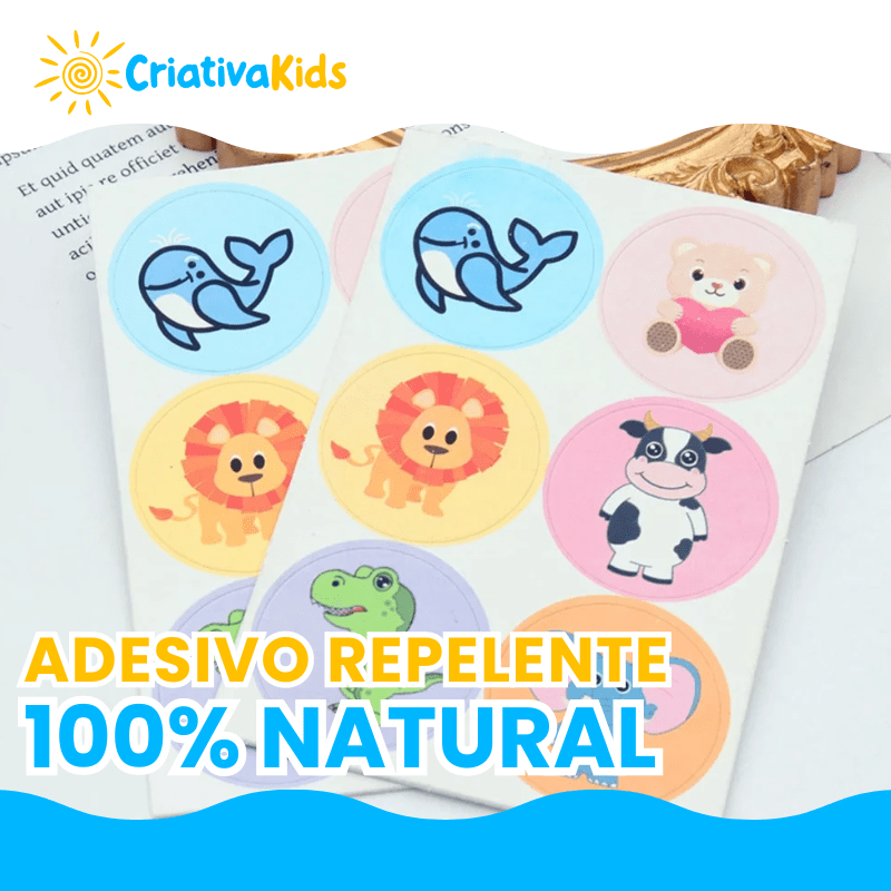 Adesivo Repelente 100% Natural - Criativa Kids