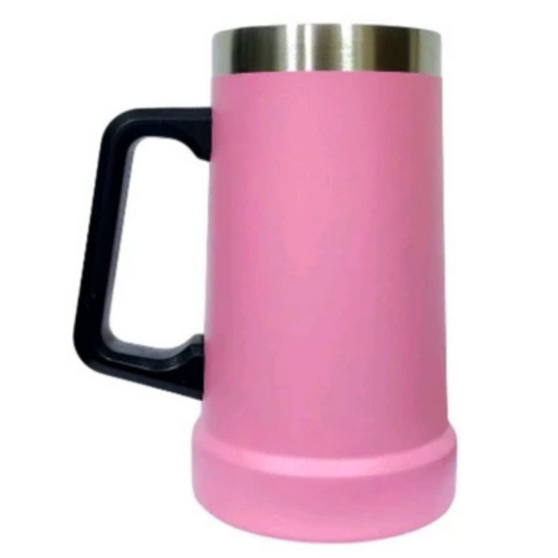 Caneca Térmica De Cerveja 709ML-PERSONALIZADO-Rosa