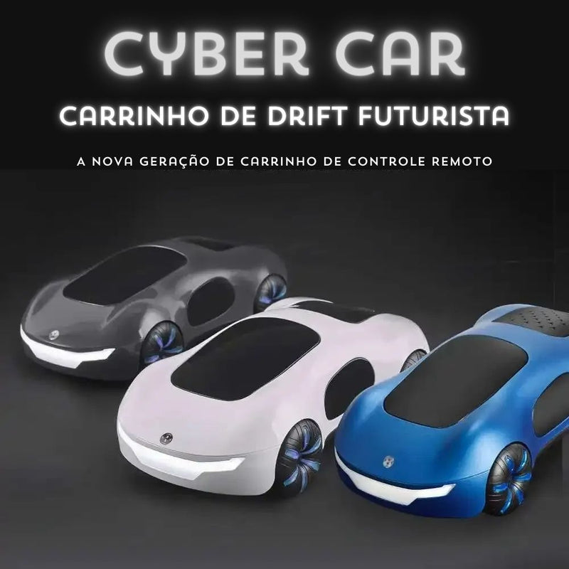 Cyber Car - Carrinho Drift de Controle Remoto Futurista - Criativa Kids