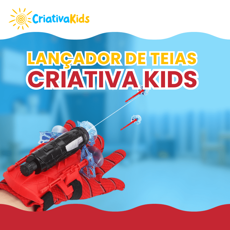 Lançador de Teias - Criativa Kids