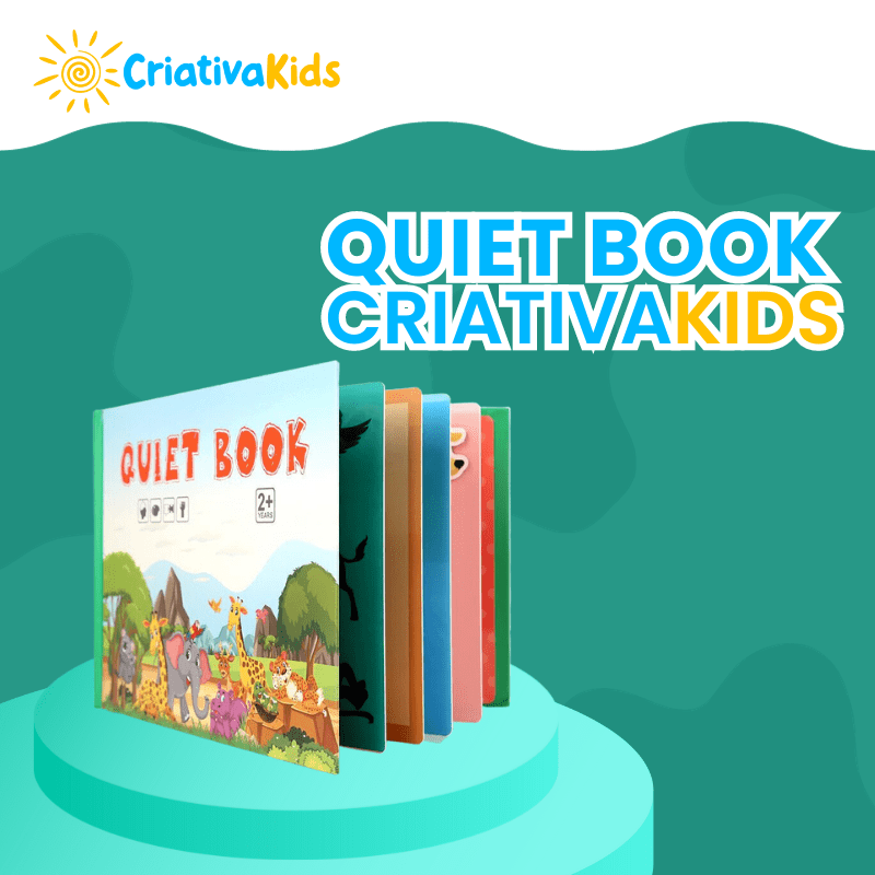 QUIET BOOK: Meu primeiro livro Montessori - Criativa Kids