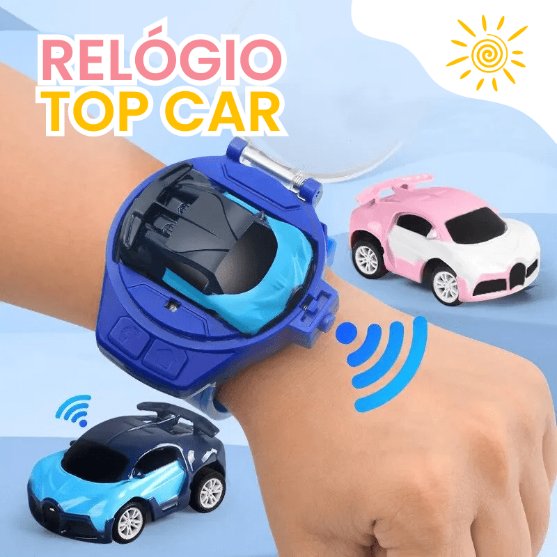 Relógio Top Car - Criativa Kids