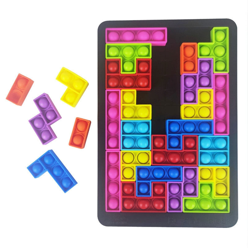 Tetris: pop it sensorial - Criativa Kids