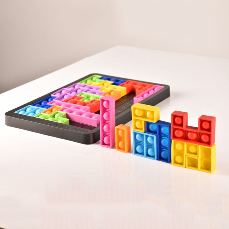 Tetris: pop it sensorial - Criativa Kids