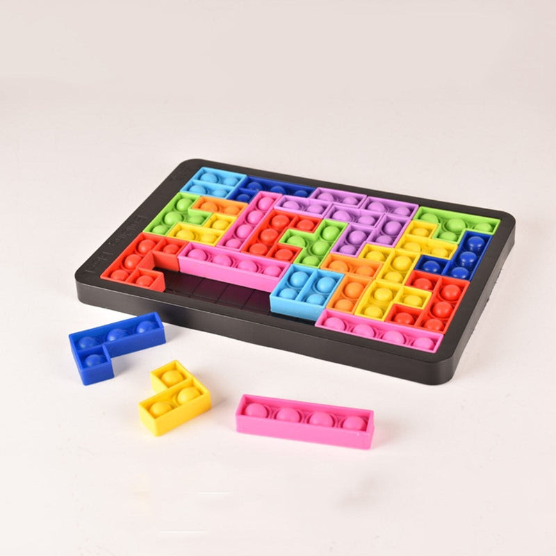 Tetris: pop it sensorial - Criativa Kids