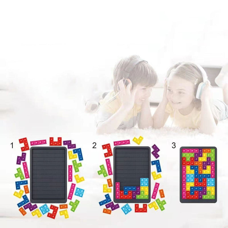 Tetris: pop it sensorial - Criativa Kids