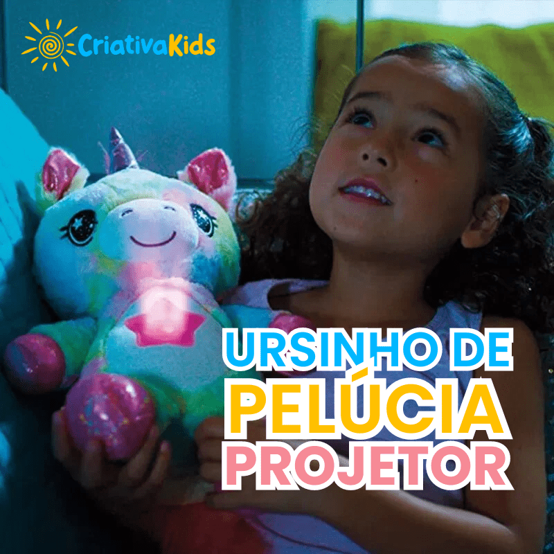 Ursinho de Pelúcia Projetor - Criativa Kids